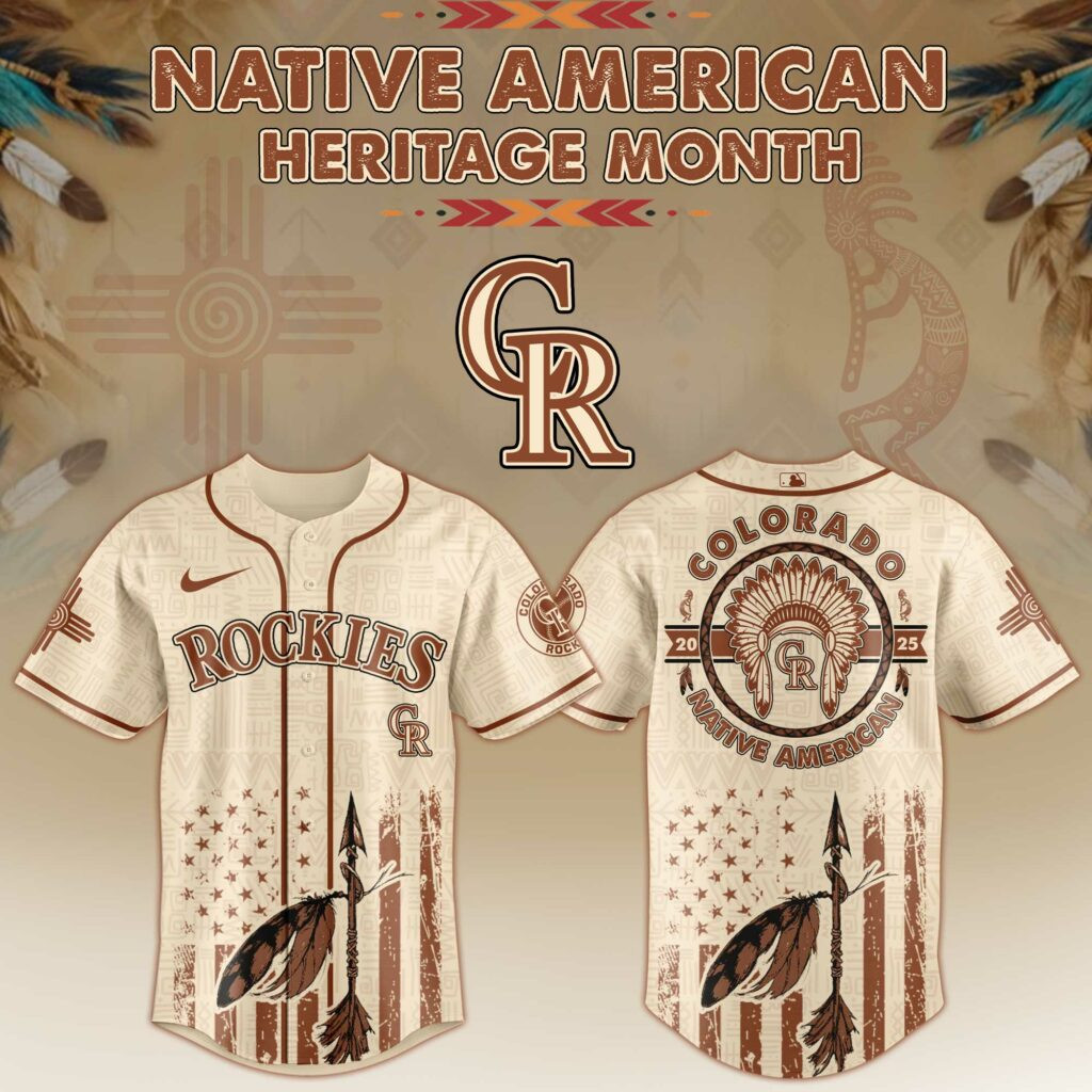 Colorado Rockies X Native American Heritage Month Limited Edition Jersey 2025