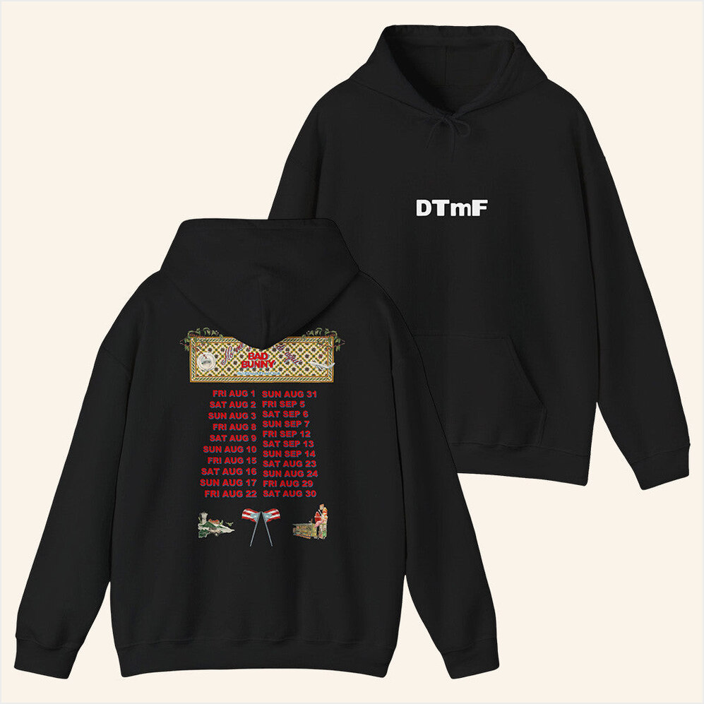 Concho Tour Dates Hoodie DTMF Merch Debi Tirar Mas Fotos Merch Birthday Gifts For Dad