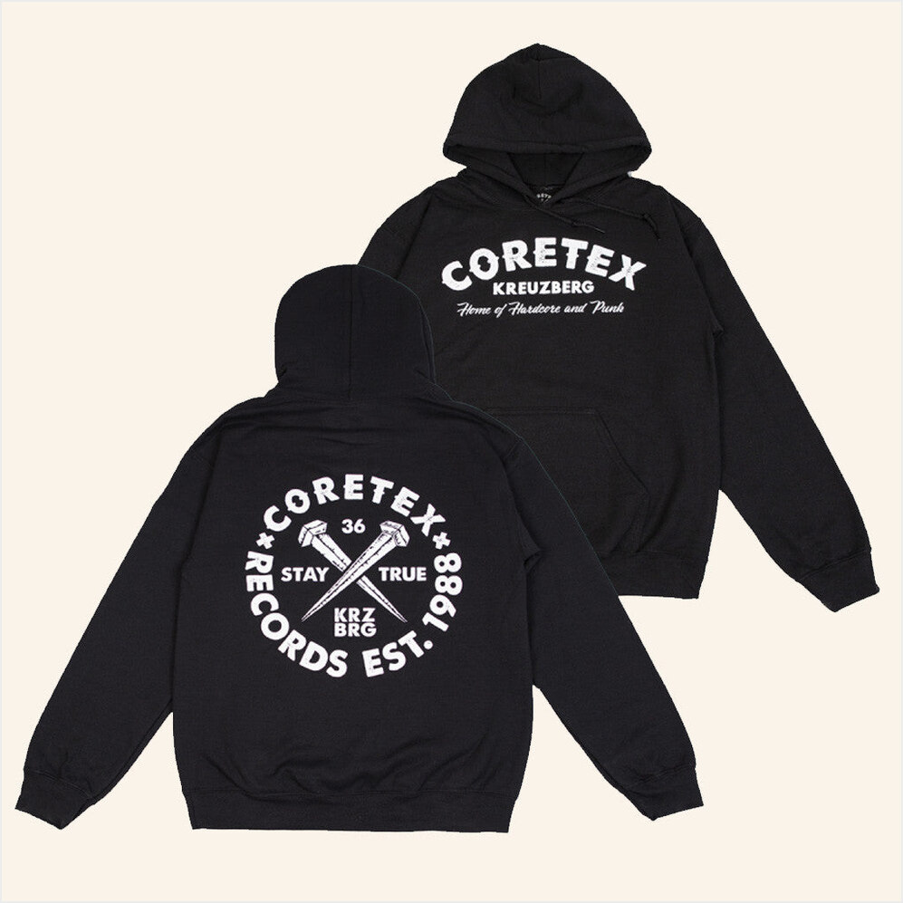 Coretex Nails Hoodie Coretex Records Merch Gift Ideas For Husband Birthday Gift Ideas