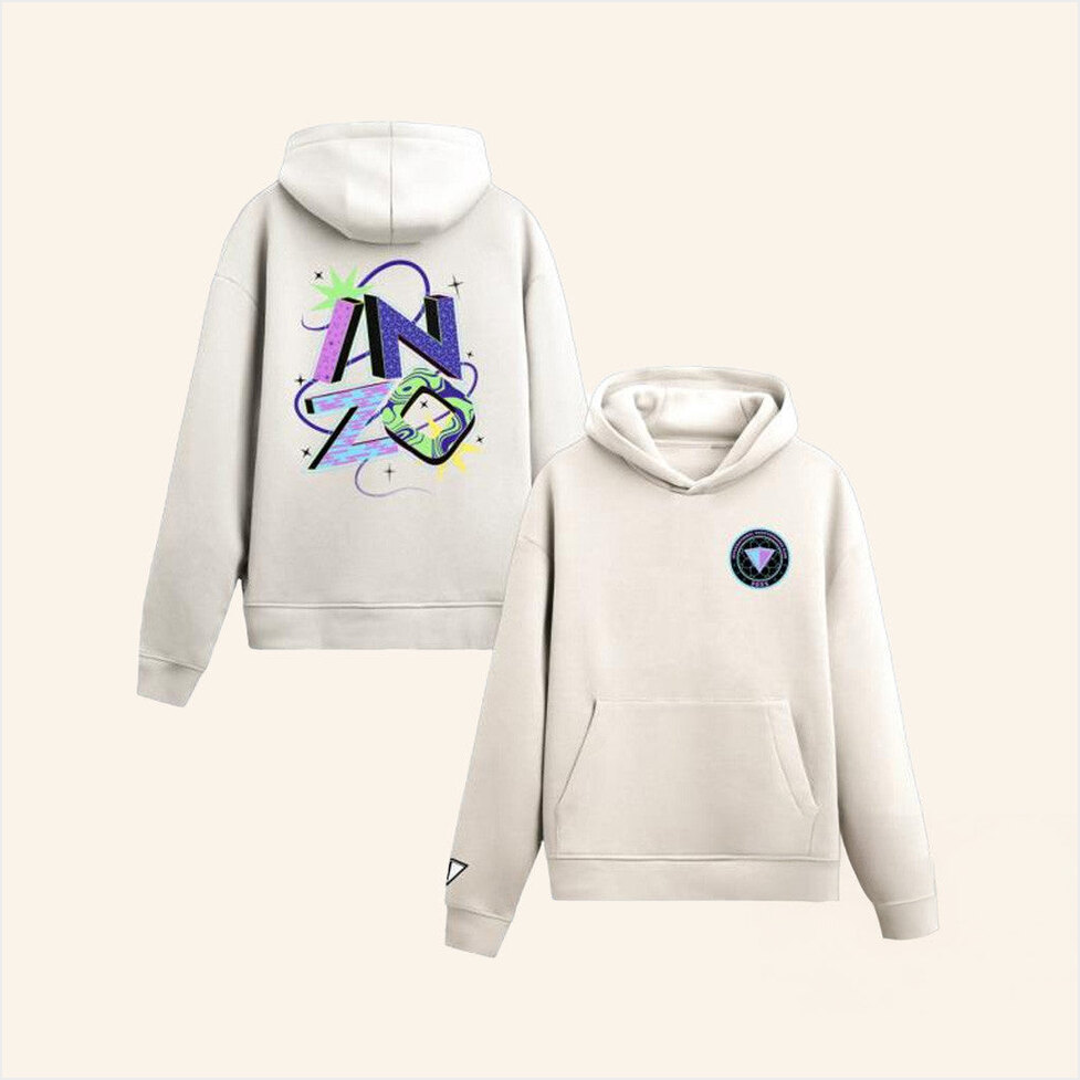 Cosmic Typography Hoodie Inzo Merch Birthday Gifts For Best Friend Christmas Presents