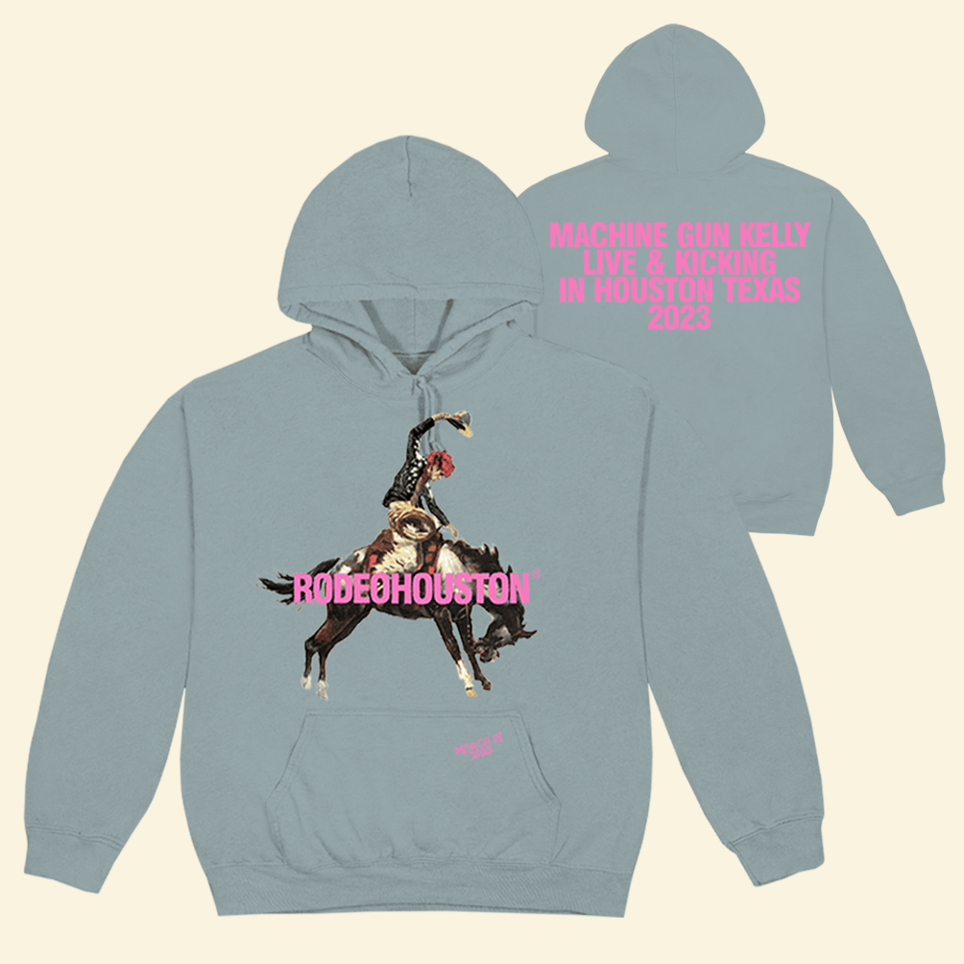 Cowboy Rodeohouston Hoodie MGK Merch Machine Gun Kelly Merch Father's Day Presents For Son