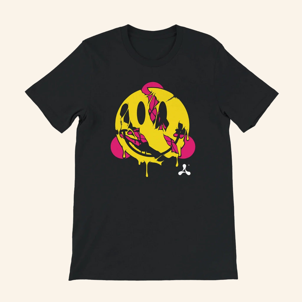 Creamfields Merch Creamfields 2025 Acid Black T-Shirt Gifts For Dudes