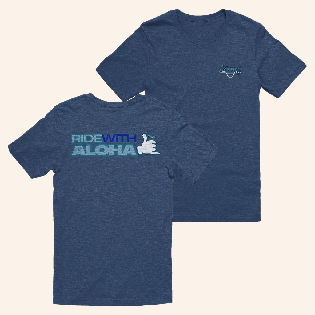 Cruising In The 808 Merch Ride With Aloha Shaka Back Shirt Unique Gifts For Husband