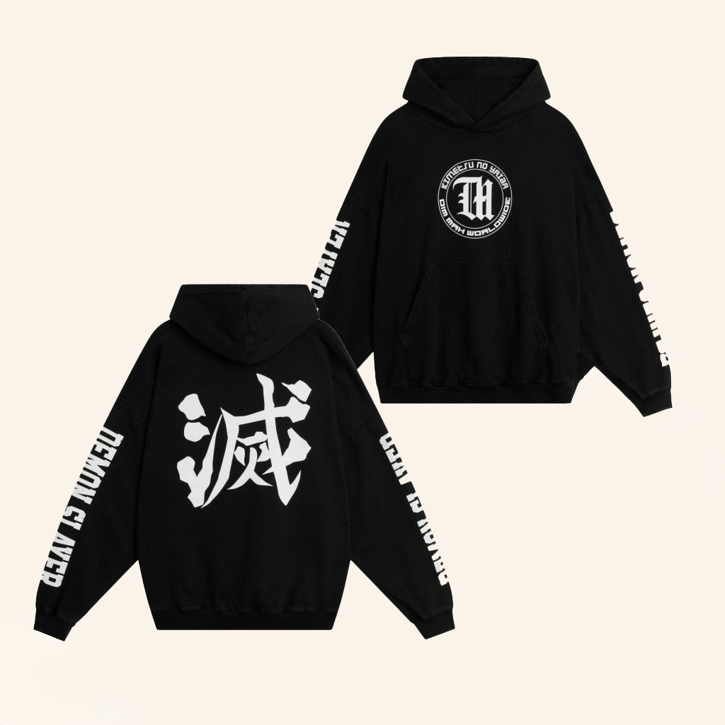 Crunchyroll Merch Kimetsu No Yaiba X Dim Mak Demon Slayer Corps Hoodie Him Gifts
