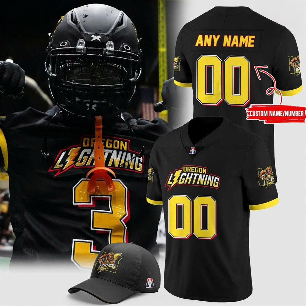 Custom 2025 Oregon Lightning Game Day Special Football Jersey Best Gifts For Husband