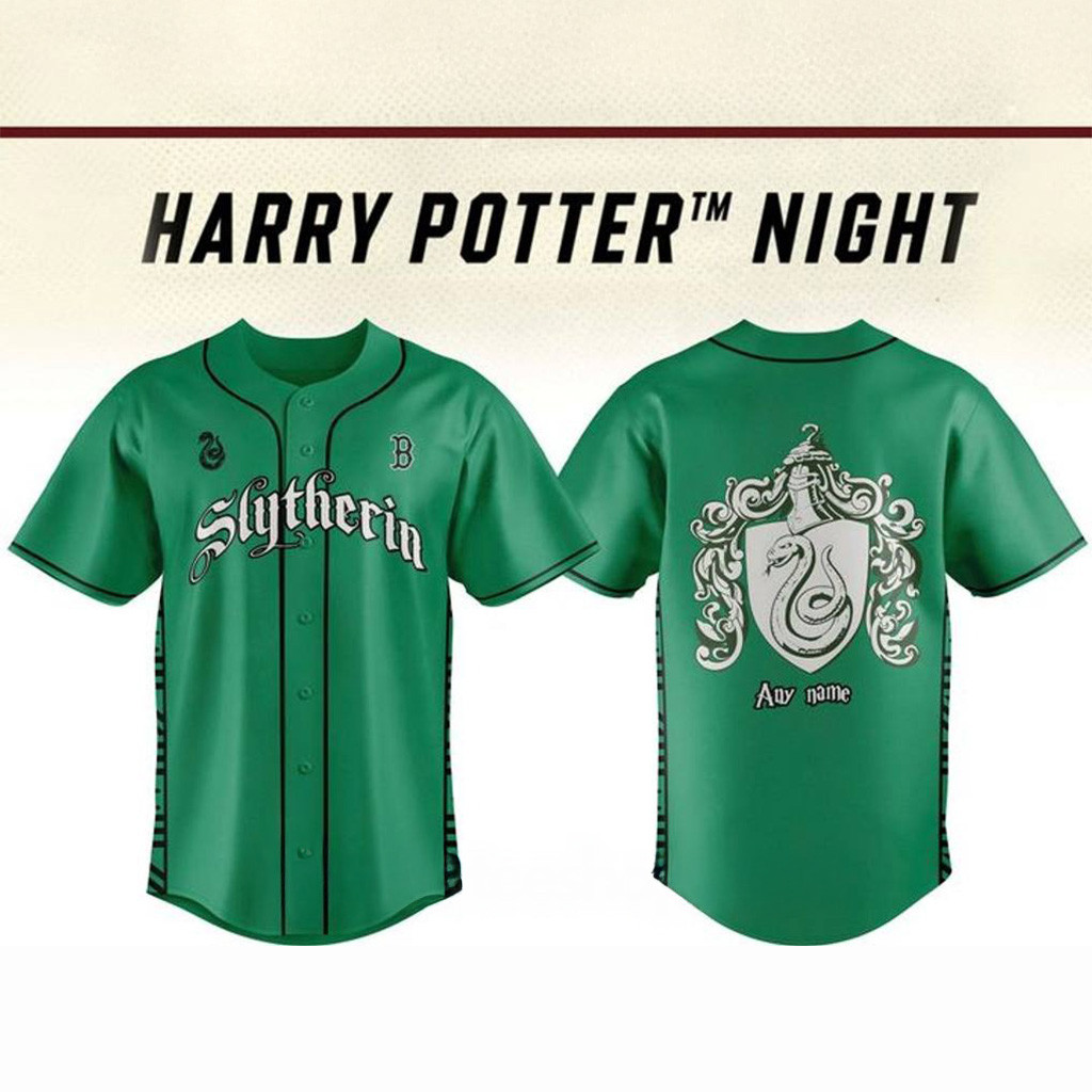 Custom Boston Red Sox x Harry Potter Night Jersey Presents For Boyfriend