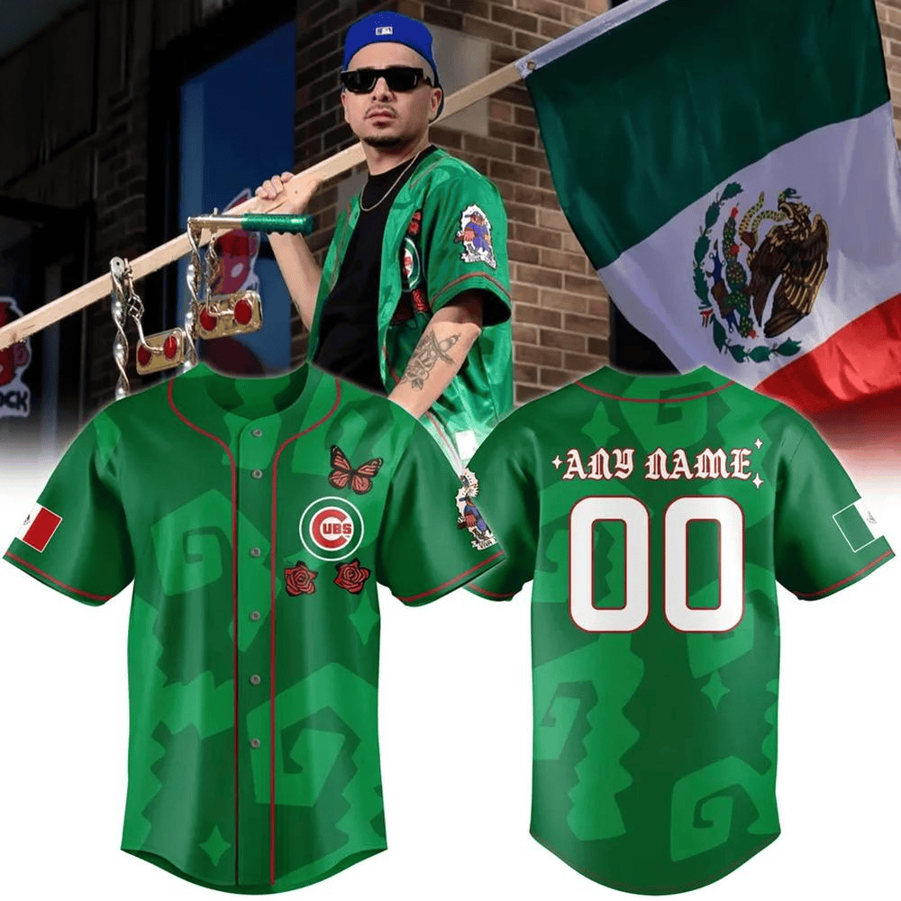 Custom Chicago Cubs X Mexico Heritage Night Baseball Jersey Chicago Cubs Merch Father's Day Gifts