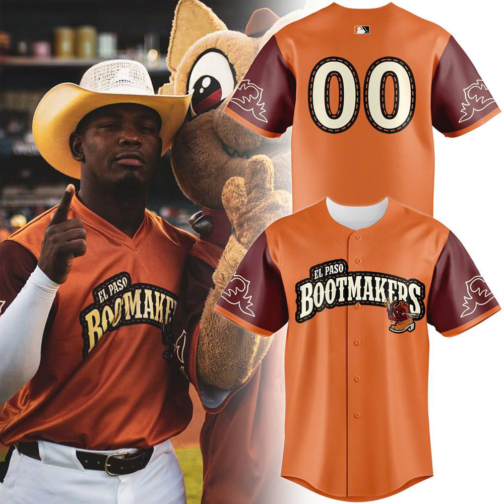 Custom El Paso Bootmakers New 2025 Baseball Jersey Bootmaskers Merch Fans Gifts