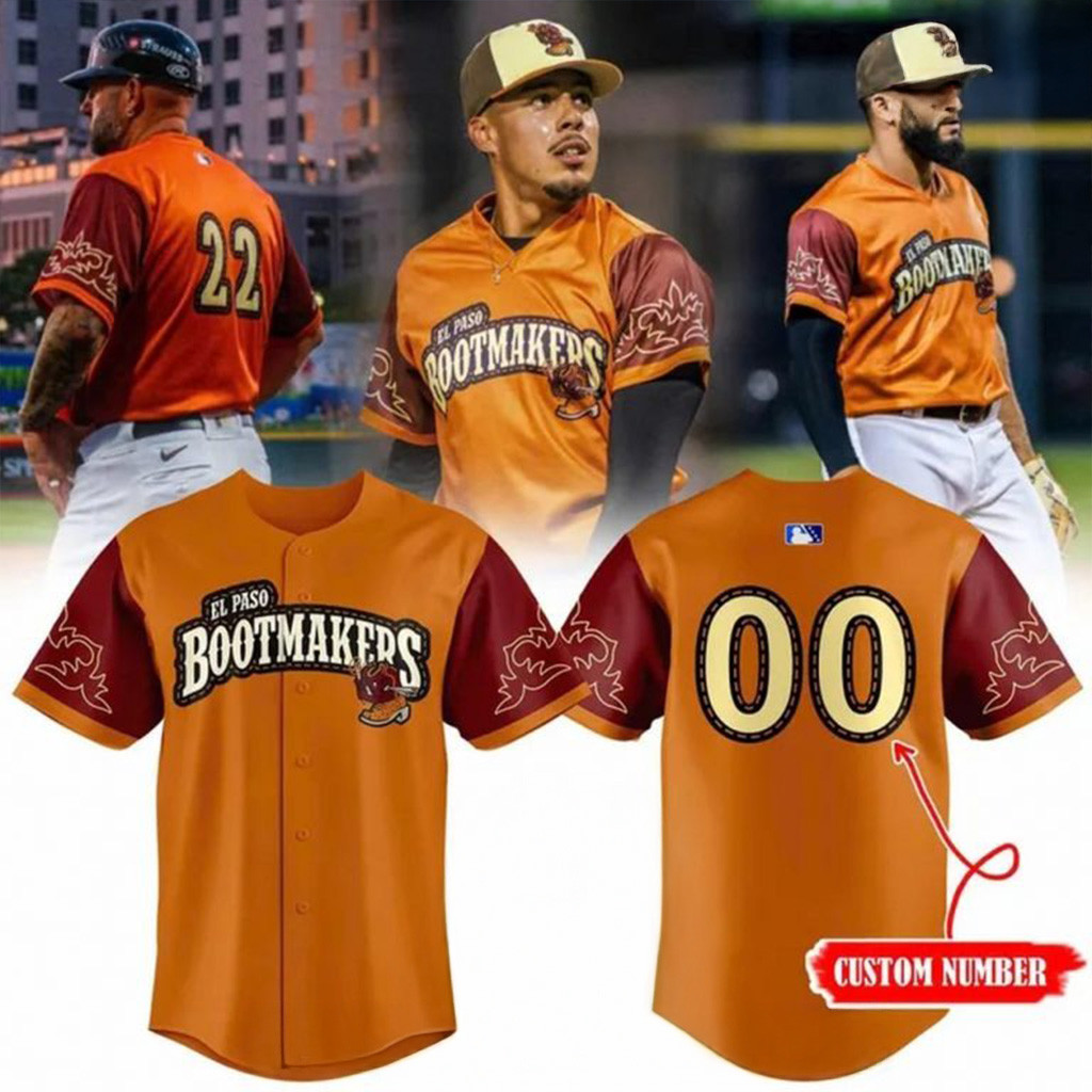 Custom El Paso Chihuahuas Bootmakers Special 2025 Baseball Jersey Chihuahuas Merch