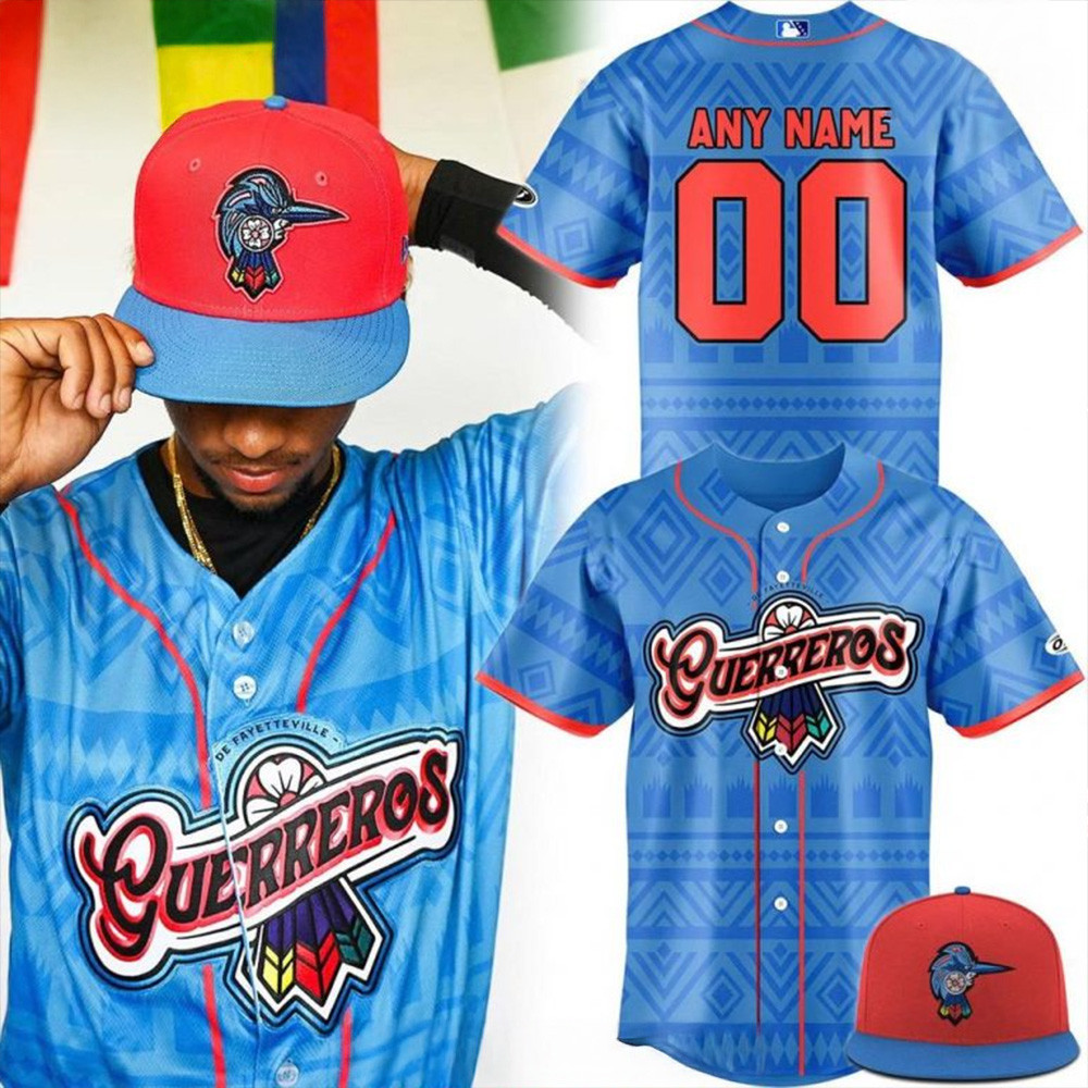 Custom Fayetteville Woodpeckers Los Guerreros De Fayetteville Special Edition Jersey For Fans