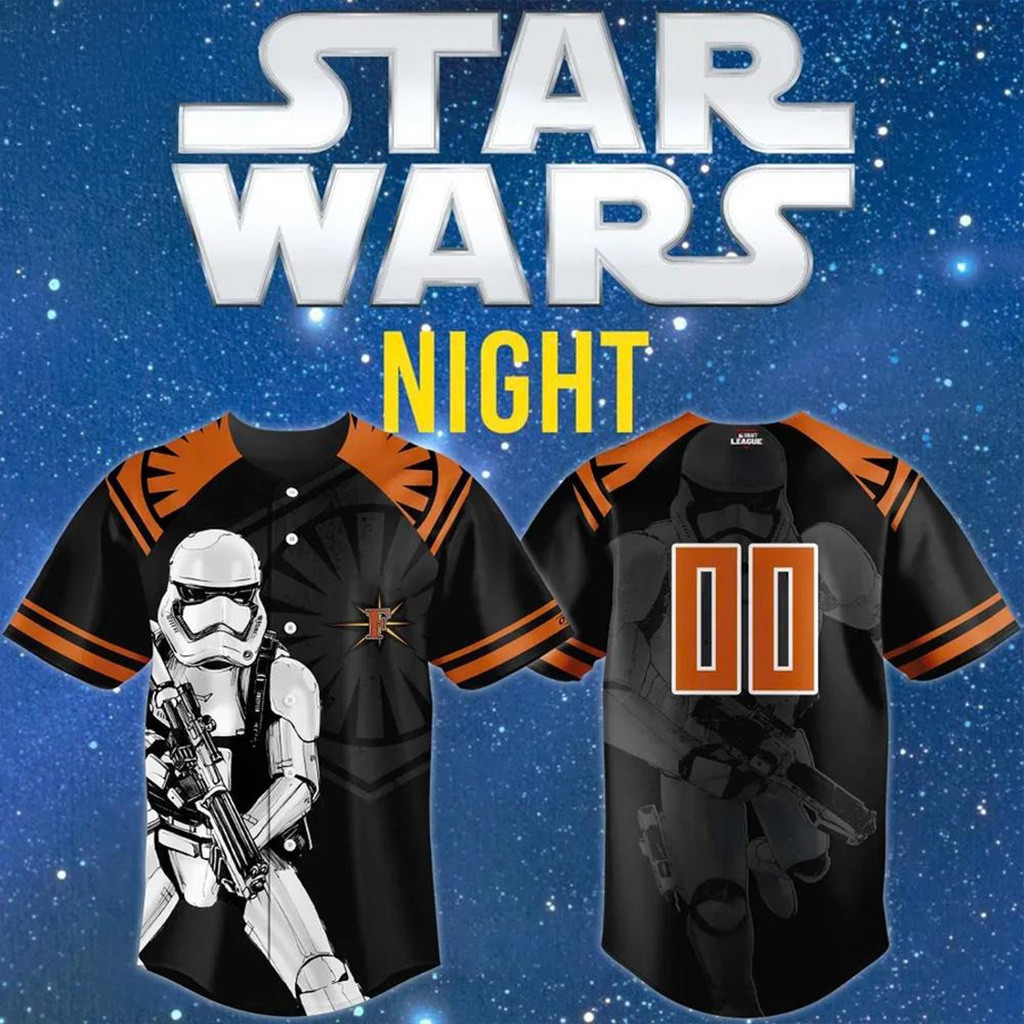 Custom Frederick Keys X Star Wars Baseball Jersey Frederick Keys Merch Husband Gifts