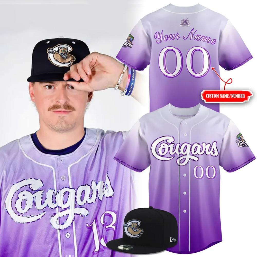 Custom Kane County Cougars Eras Night Limited Edition Baseball Jersey Unique Gifts For Dad