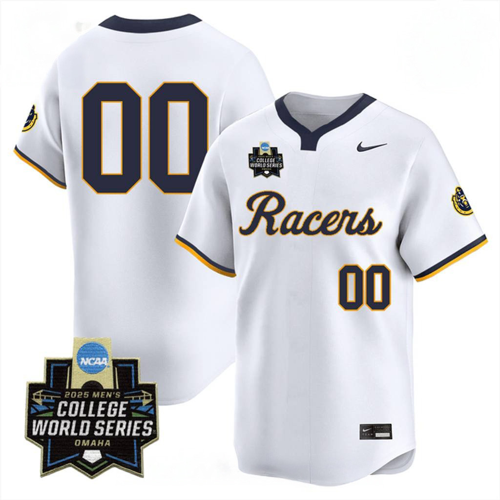 Custom Murray State Racers 2025 College World Series OMAHA Special Baseball Jersey Fans Gifts