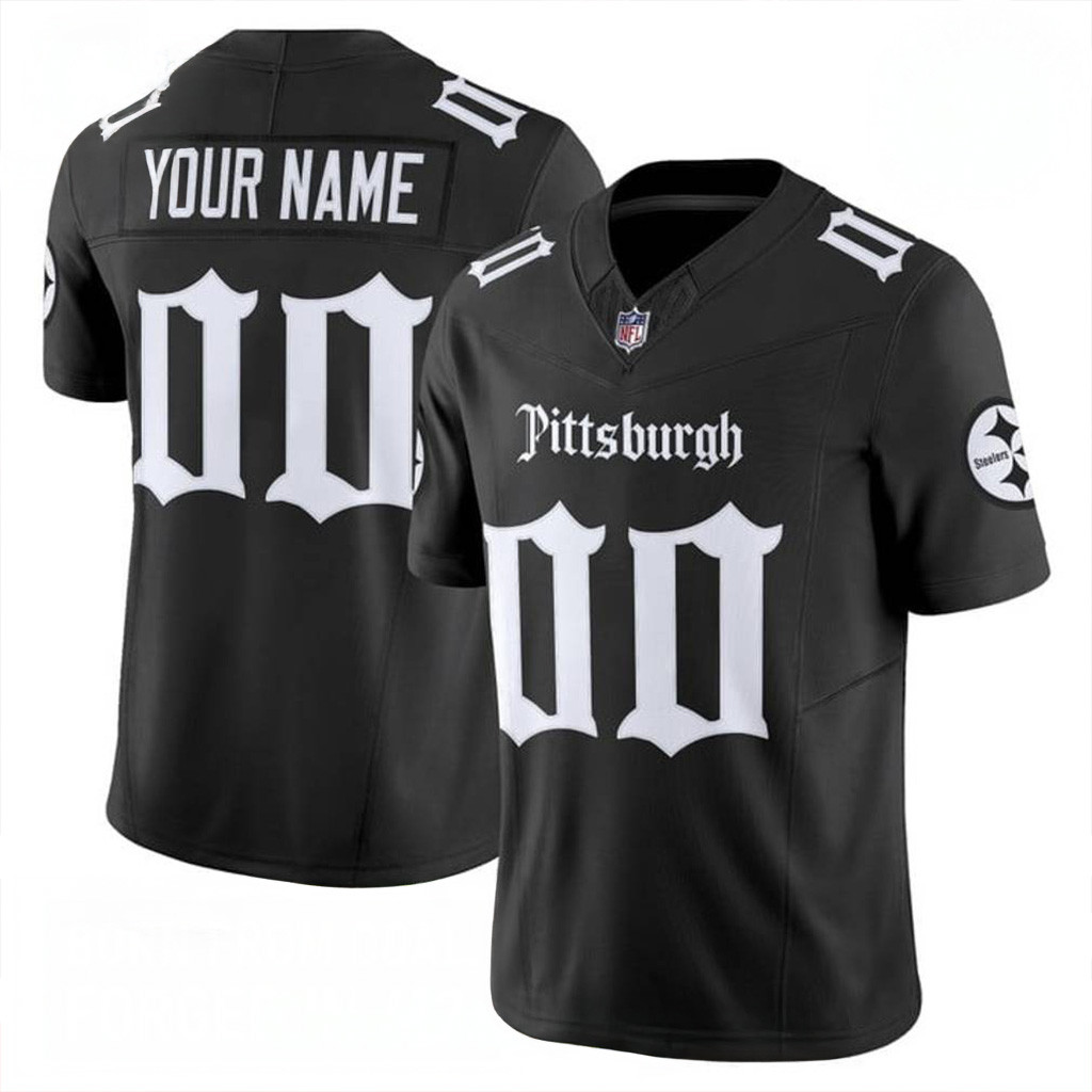 Custom Pittsburgh Steelers Gothic Steel City Special Football Jersey Pittsburgh Steelers Merch