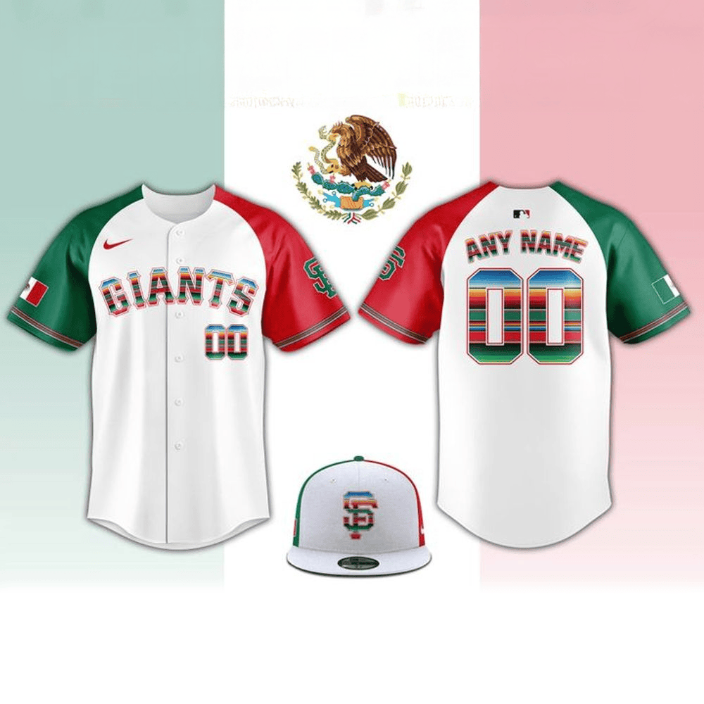 Custom San Francisco Giants X Mexican Heritage Night Jersey 2025 San Francisco Giants Merch