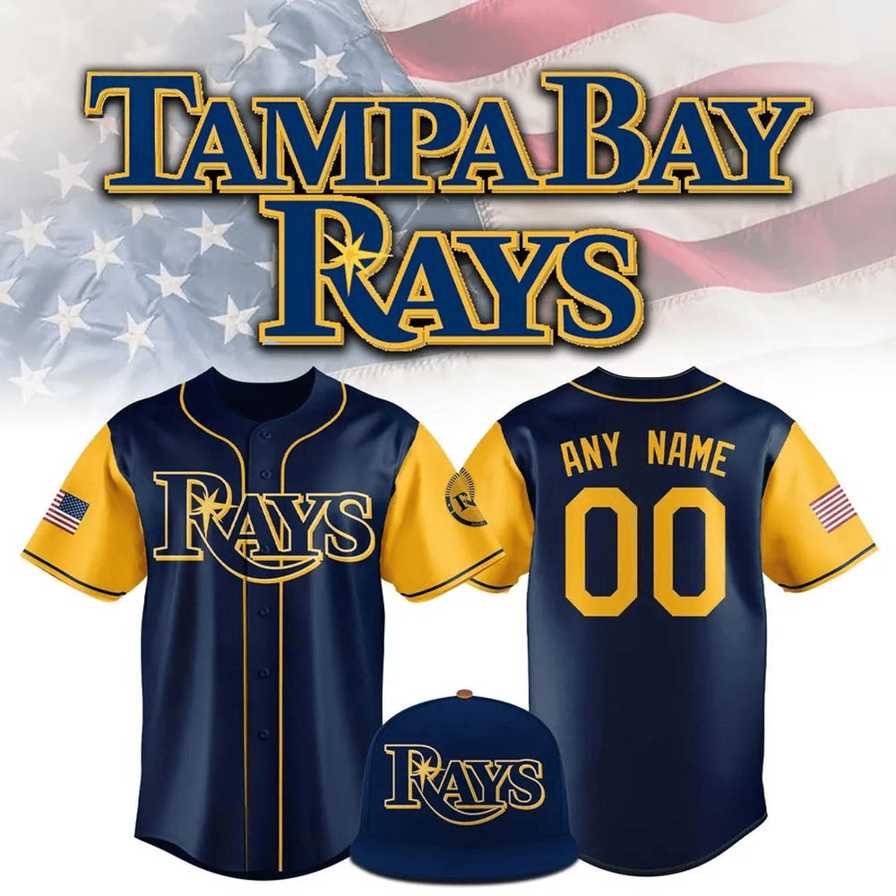 Custom Tampa Bay Rays Salute To Veterans Limited Edition Baseball Jersey Tampa Bay Rays Merch