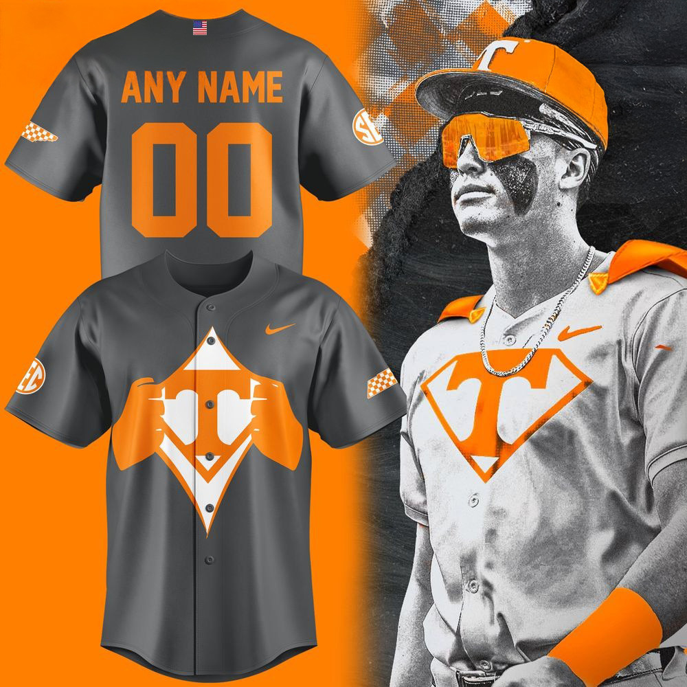Custom Tennessee Baseball Feelin Super 2025 Knoxville Regional Champions Jersey Fans Gifts
