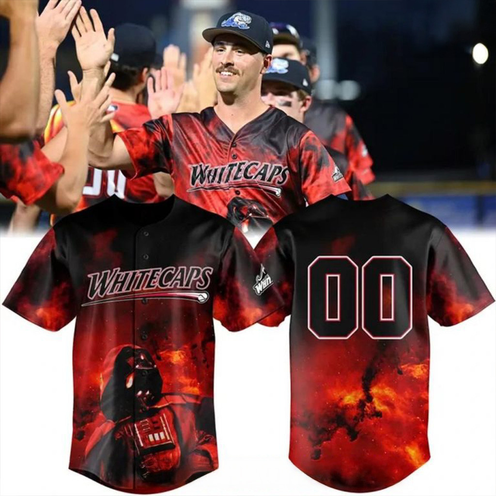 Custom West Michigan Whitecaps Star Wars Night 2025 Special Baseball Jersey Whitecaps Merch