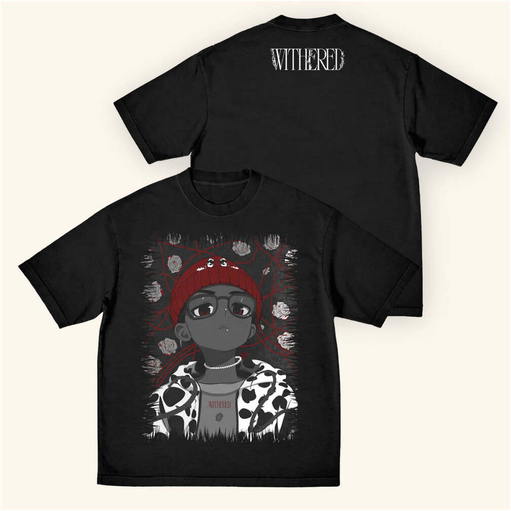 D4vd Merch Oversized Black Kawaii T-Shirt Unique Birthday Gift For Husband Gifts For Besties