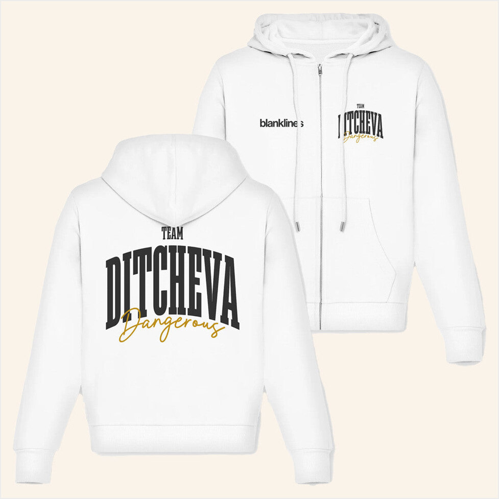 Dakota Ditcheva Mens Zip Hoodie Blanklines Merch Gift Ideas For Husband Birthday Gift Ideas