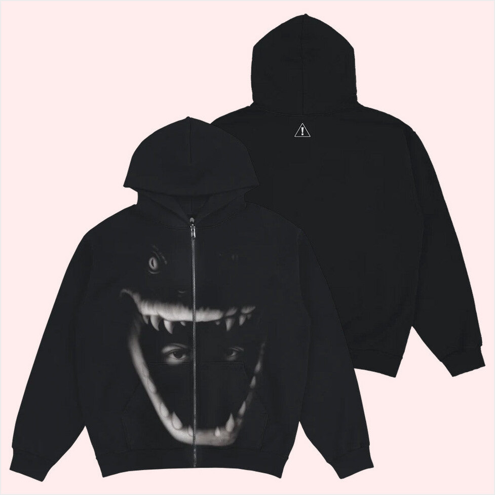 Dangerous Summer Jaws Zip Hoodie Yeat Merch Gift Ideas For Friends BFF Birthday Gifts Ideas