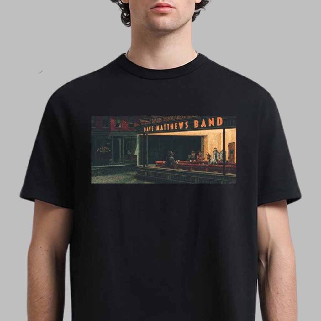 Dave Matthews Band Poster For Show In New York City Night 2 At Madison Square Garden On November 23 2024 T-Shirt Music Lovers Gifts