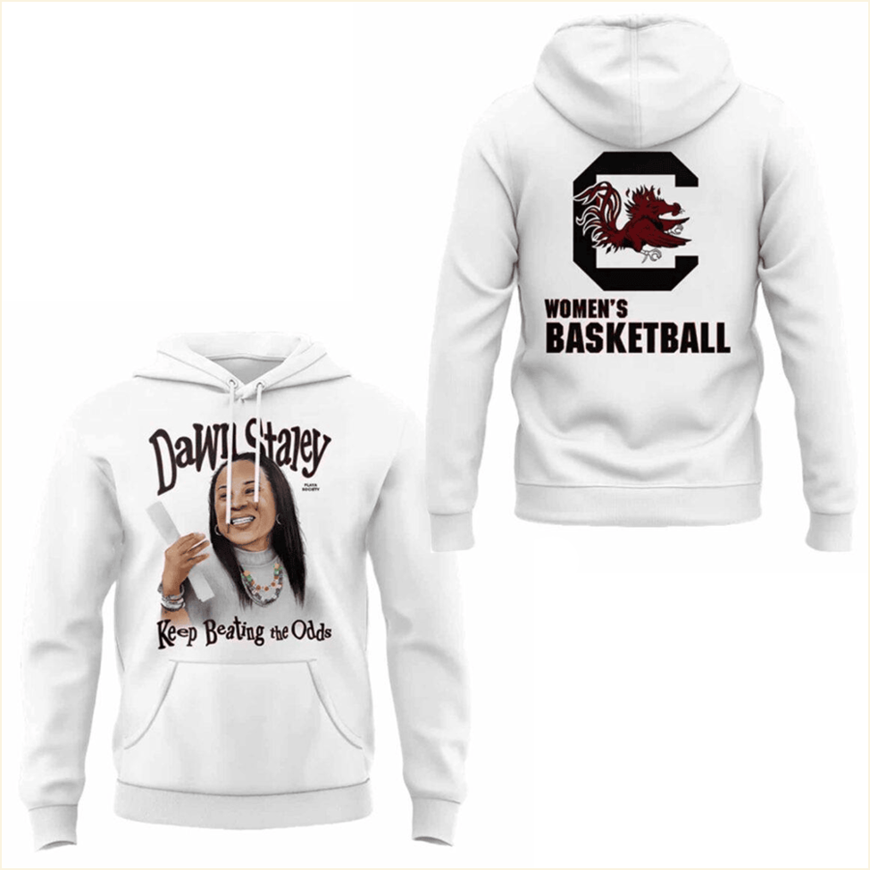 Dawn Staley Keep Beating The Odds Hoodie Dawn Staley Merch Best Birthday Gifts For Dad