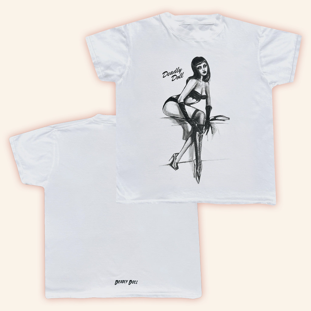 Deadly Doll Merch Fetish T 2 T-Shirt White Gift Ideas For Girlfriend