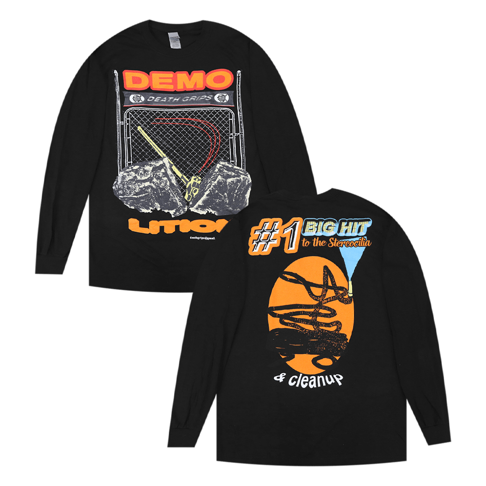 Death Grips Merch Sweatshirt Death Grips Demolition Black Sweatshirt Band Gifts For Fans