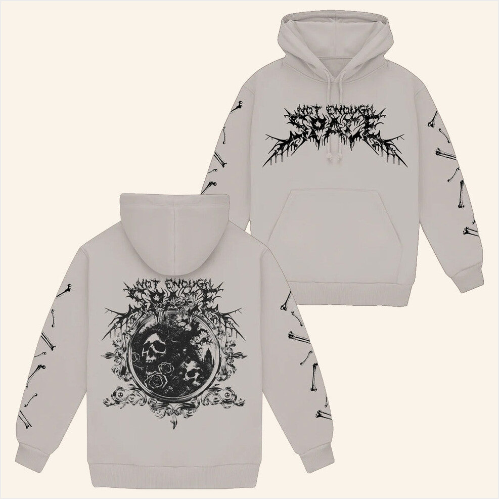 Deathcore Hoodie Not Enough Space Merch Birthday Gifts For Besties Christmas Presents