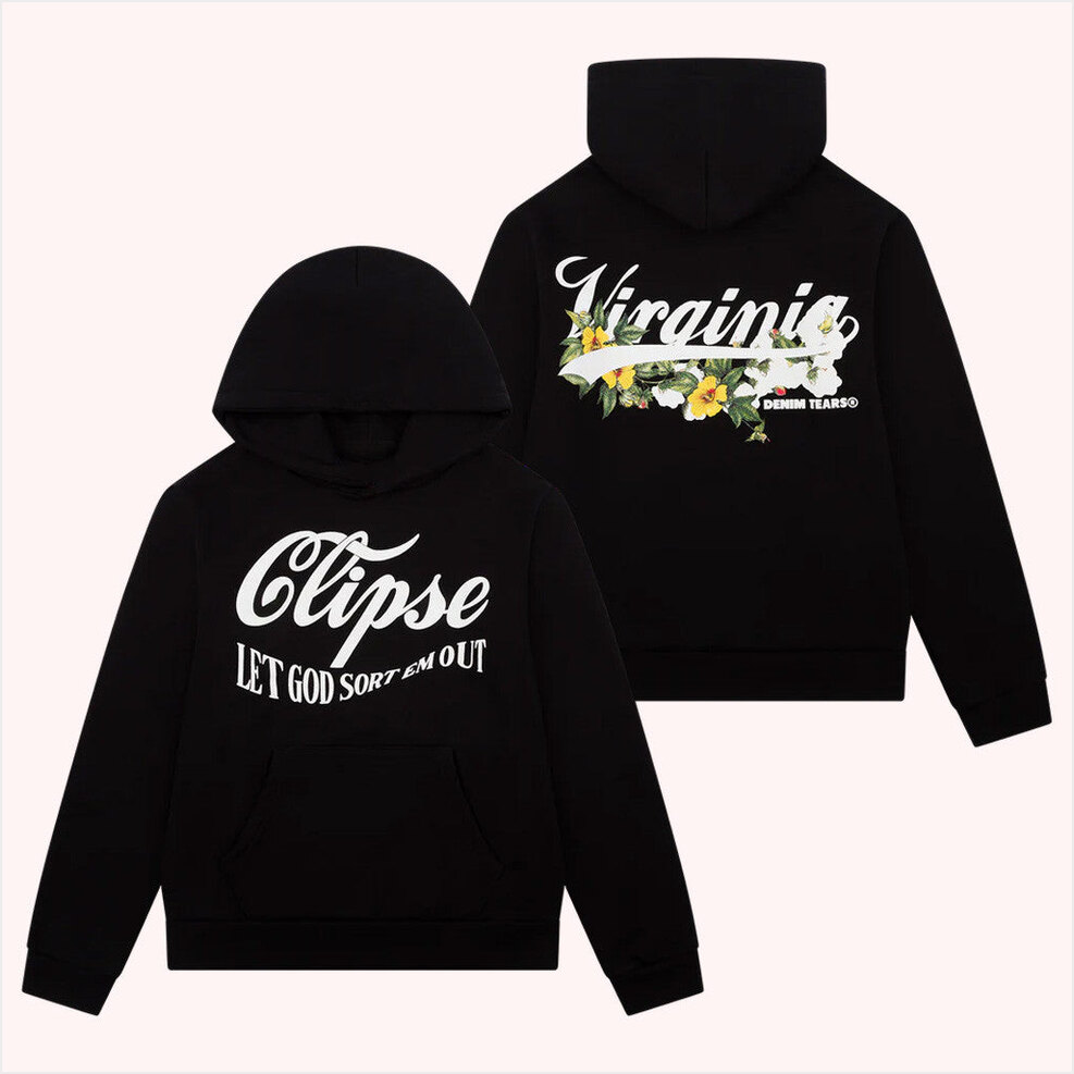 Denim Tears X Clipse Hoodie Clipse Tour Merch Birthday Gift Ideas Christmas Presents