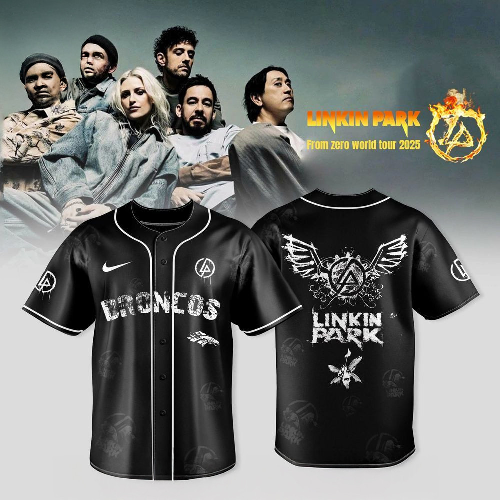 Denver Broncos X Linkin Park From Zero World Tour 2025 Jersey Denver Broncos Merch Fans Gifts