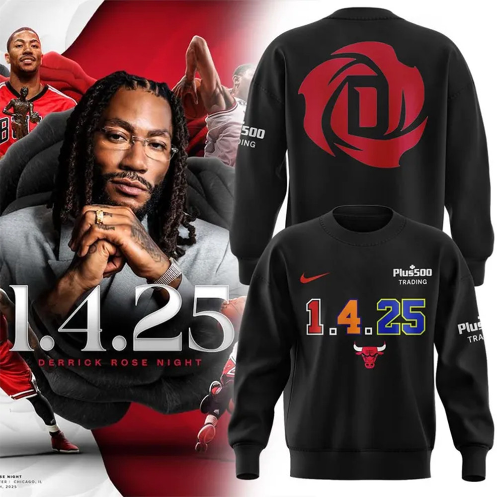 Derrick Rose Night 1 Sweatshirt Basketball Fan Gift Ideas