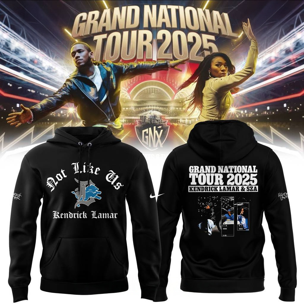 Detroit Lions x Kendrick Lamar x SZA Grand National 2025 Tour Hoodie Gift Ideas For Fans