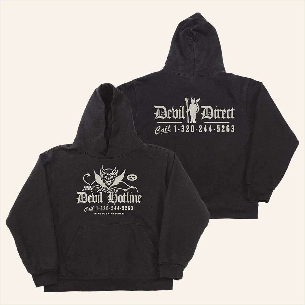Devil Direct Hoodie Freddie Gibbs Merch Gift Ideas For Dad Birthday Gifts For Besties