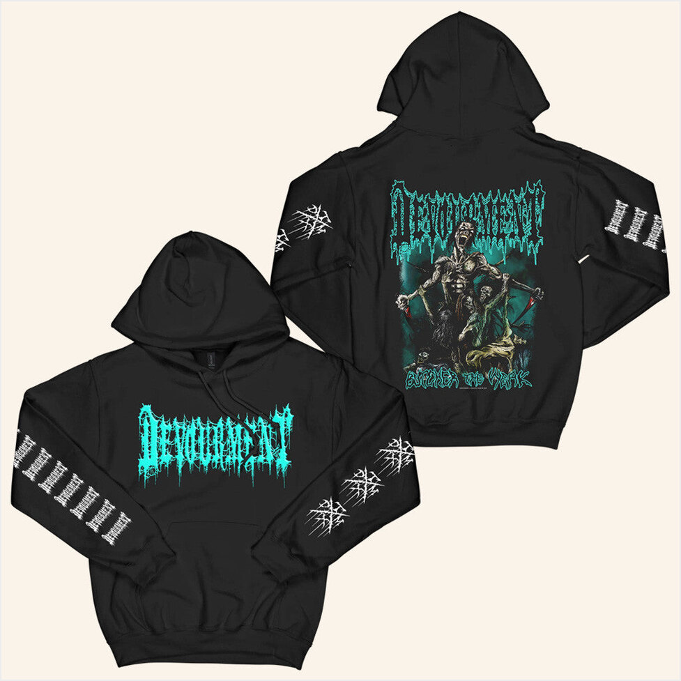 Devourment Butcher The Weak Hoodie Reality Fade Merch Gift Ideas For Dad Gifts For Best Friend