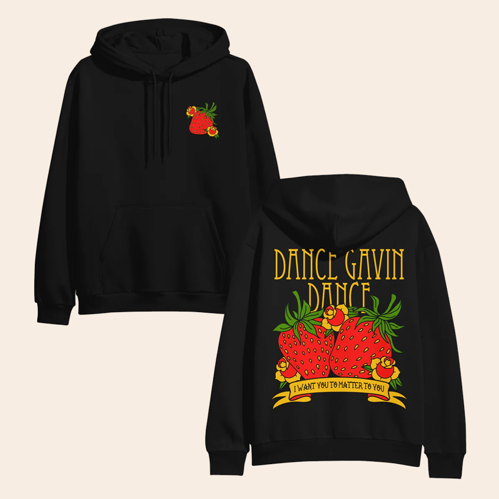 DGD Strawberry Wake Hoodie Dance Gavin Dance Merch Best Birthday Gifts For Music Lovers