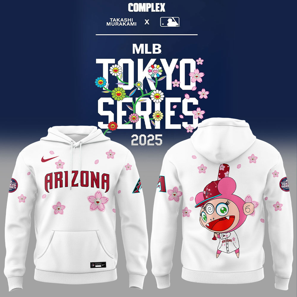 Diamondbacks X World Tour Tokyo Series Hoodie Cool Gifts For Baseball Lovers