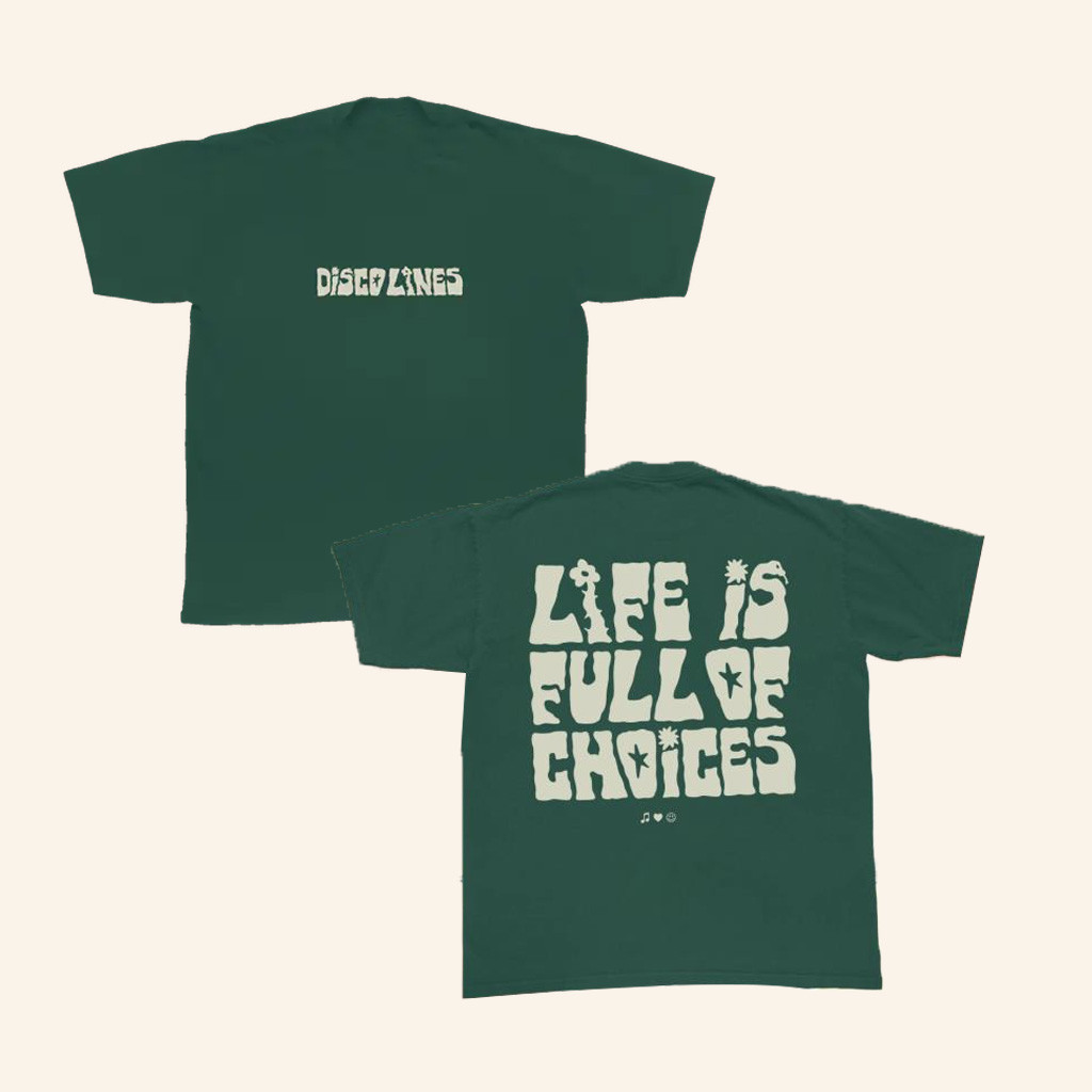 Disco Disco Disco Merch Disco Lines Stacked Tea T-Shirt Gift For Fans