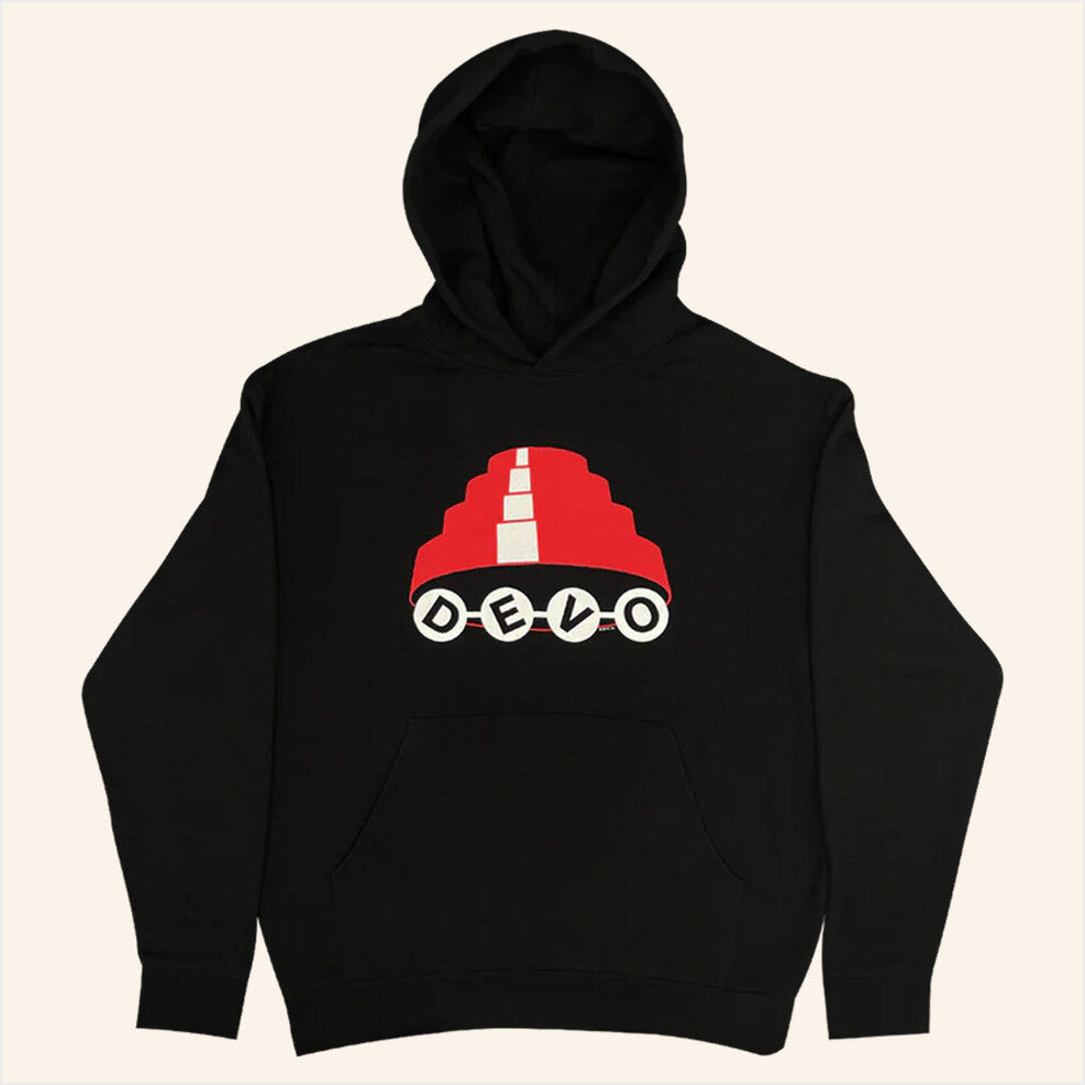 Dome Black Hoodie Devo Merch Best Birthday Gifts For BFF Christmas Presents