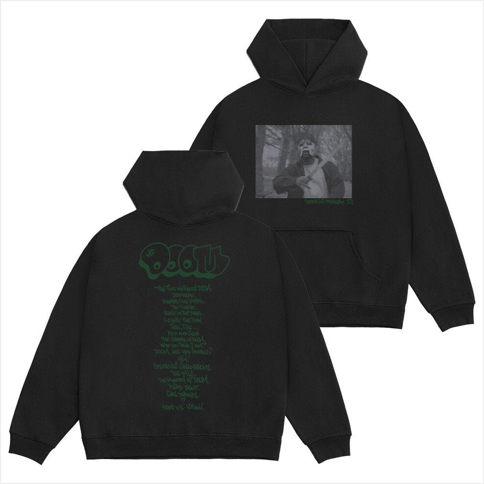 Doomsday 25 Hoodie MF Doom Merch Best Birthday Gifts For Besties Christmas Presents