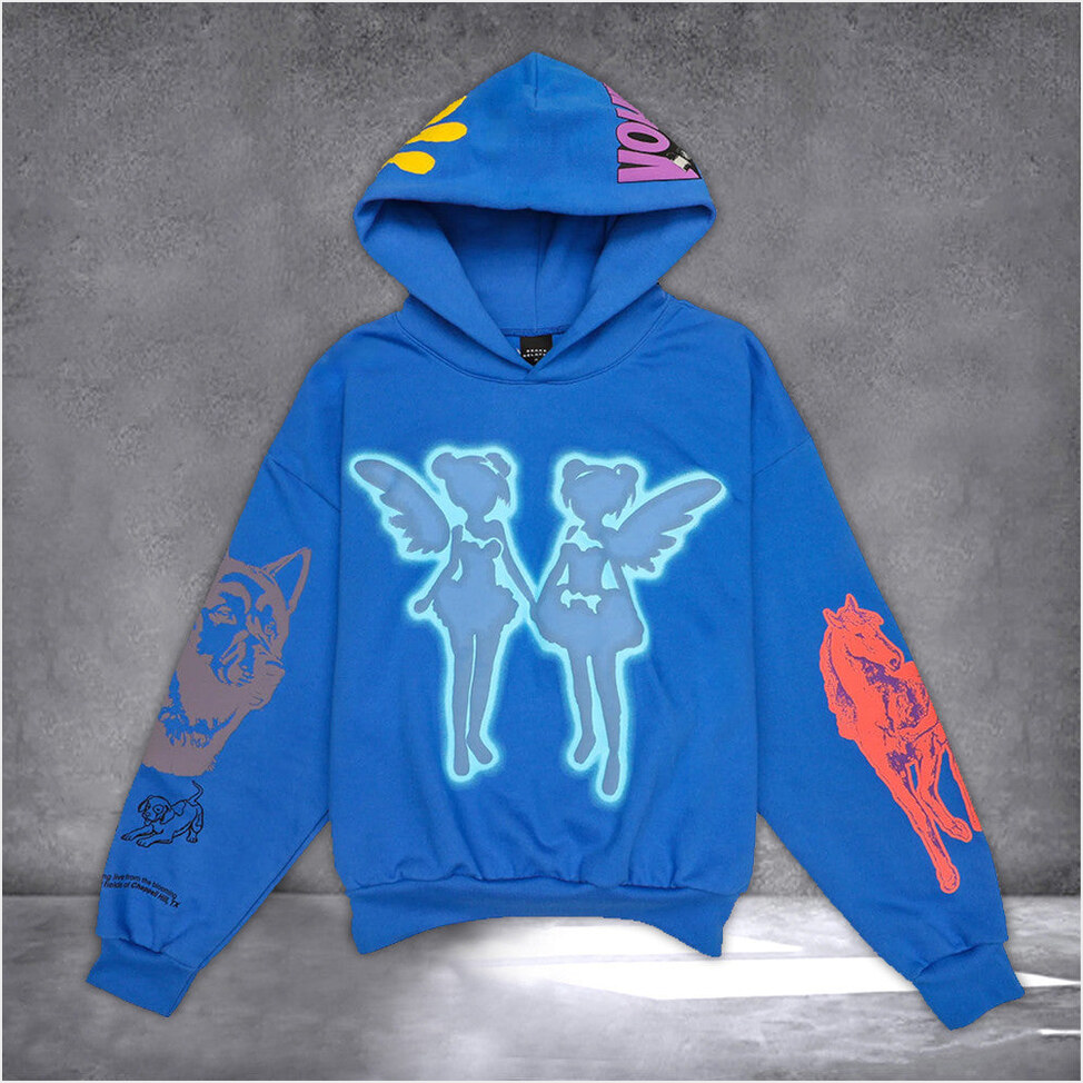 Drake Blue Hoodie FATD For All The Dogs Hoodie Drake Merch 2024 Birthday Gift Ideas