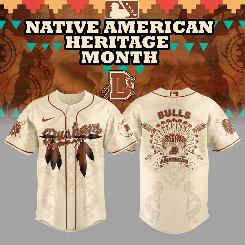 Durham Bulls Celebrating Native American Heritage Month Jersey Bulls Merch Fans Gifts
