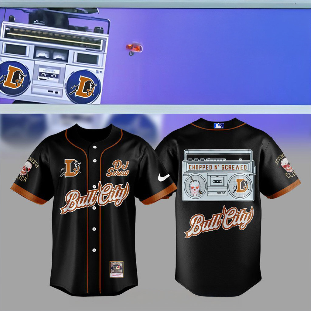 Durham Bulls X DJ Screw Day 2025 Baseball Jersey Durham Bulls Merch Gifts For Baseball Fans