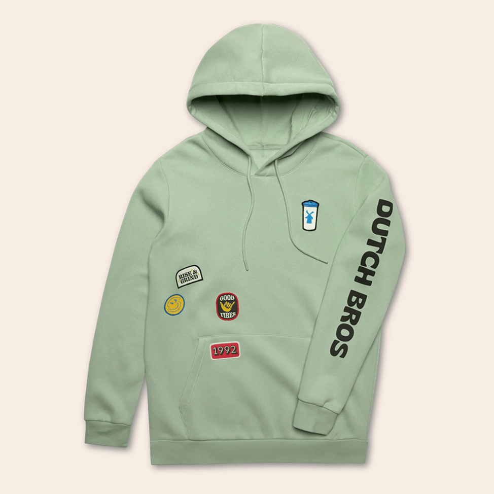 Dutch Bros Patch Hoodie Dutch Bros Merch Top 10 Father's Day Birthday Gifts For Dad