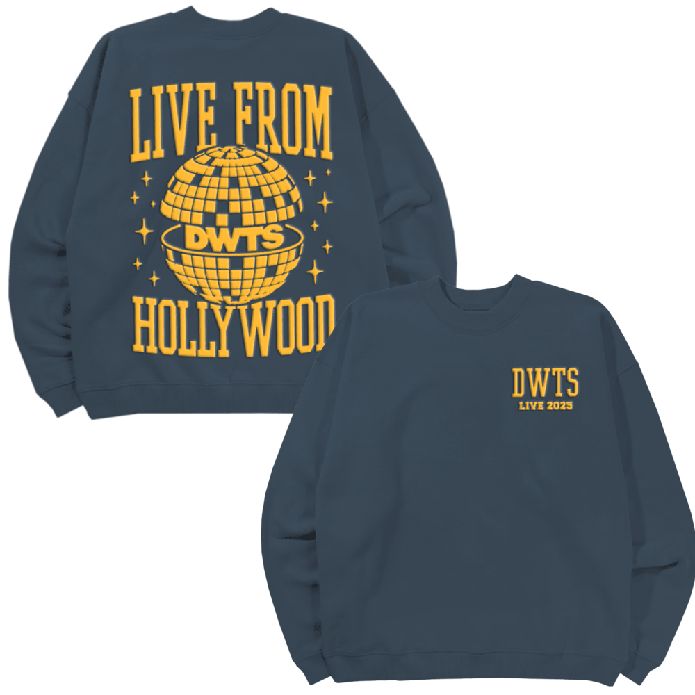 DWTS Tour Merch Sweatshirt Live From Hollywood DWTS Tour 2025 Sweatshirt Music Fan Gifts