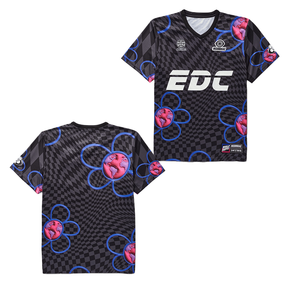 EDC Merchandise EDC Daisy Age Soccer Jersey Gifts For Music Fans