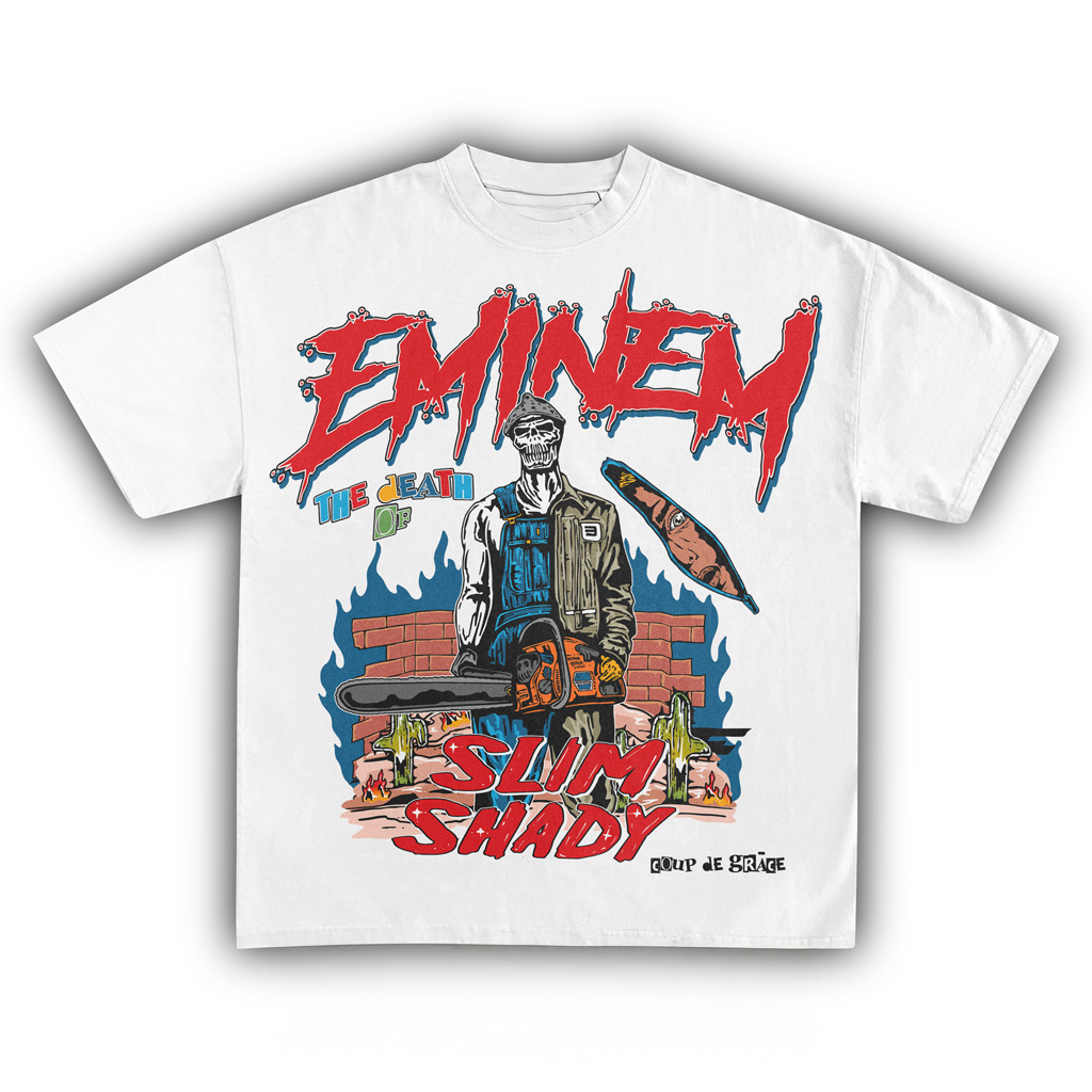 Eminem Death Of Slim Shady T-Shirt Eminem Merch Christmas Gifts For Music Fans