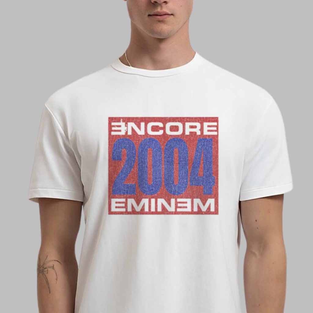 Eminem Encore 2004 Vintage T-Shirt Eminem Merch Gift Ideas For Music Lovers