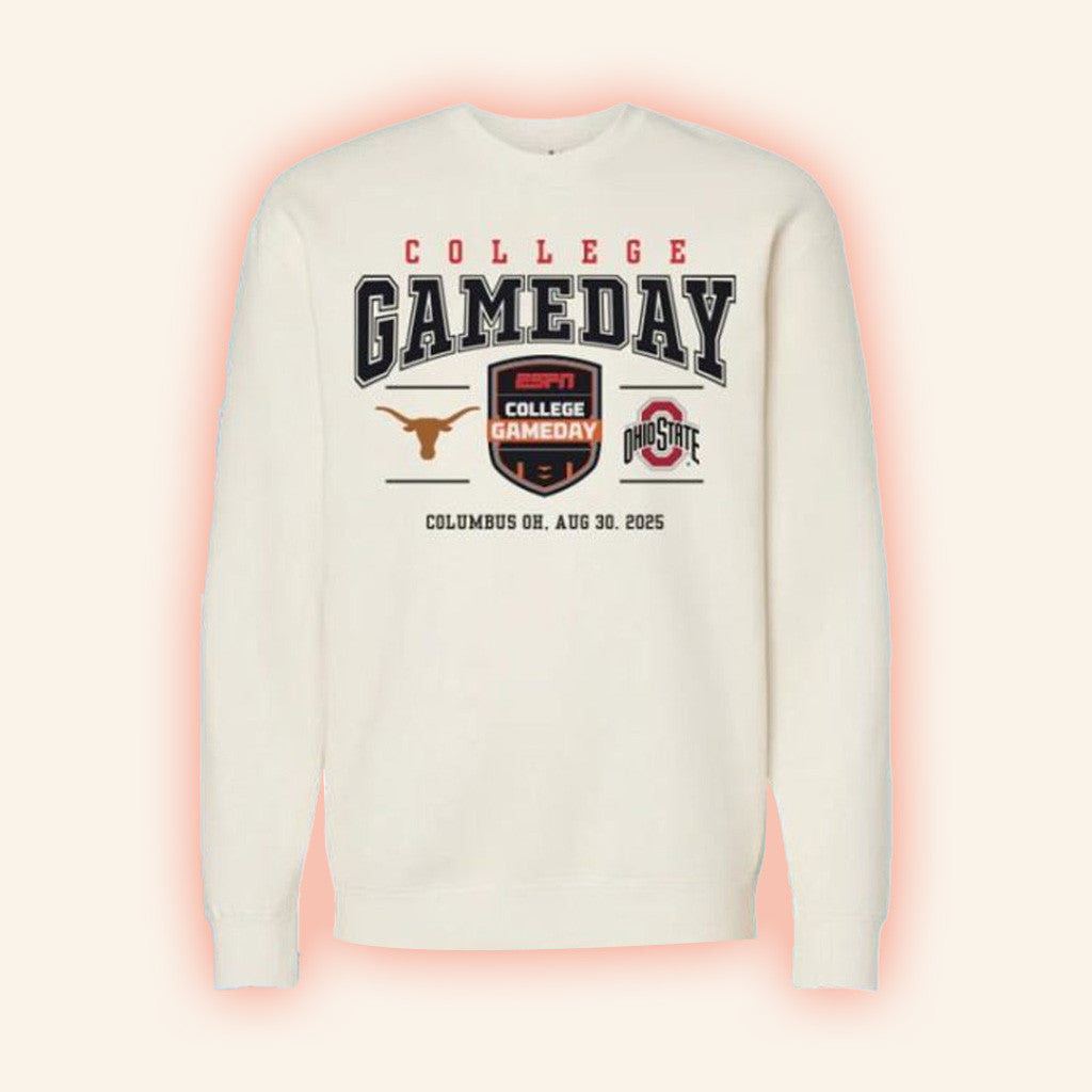 Espn Merch College Gameday Texas Vs Ohio State Sweatshirt Birthday Present For Him